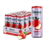 Bloom Zero Sugar Energy Drink — Apple Crisp · 12 × 12 fl oz