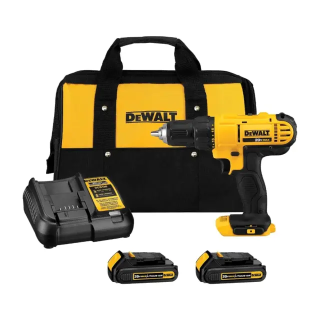 DEWALT 20V MAX Cordless Drill/Driver Kit