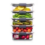 Rubbermaid Brilliance Food Storage Containers — Set of 5