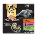 Sheba Perfect Portions Cuts in Gravy — 24 × 2.6 oz twin packs